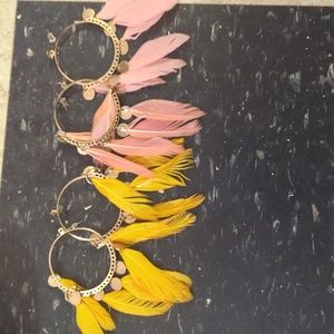 Two pairs of earrings